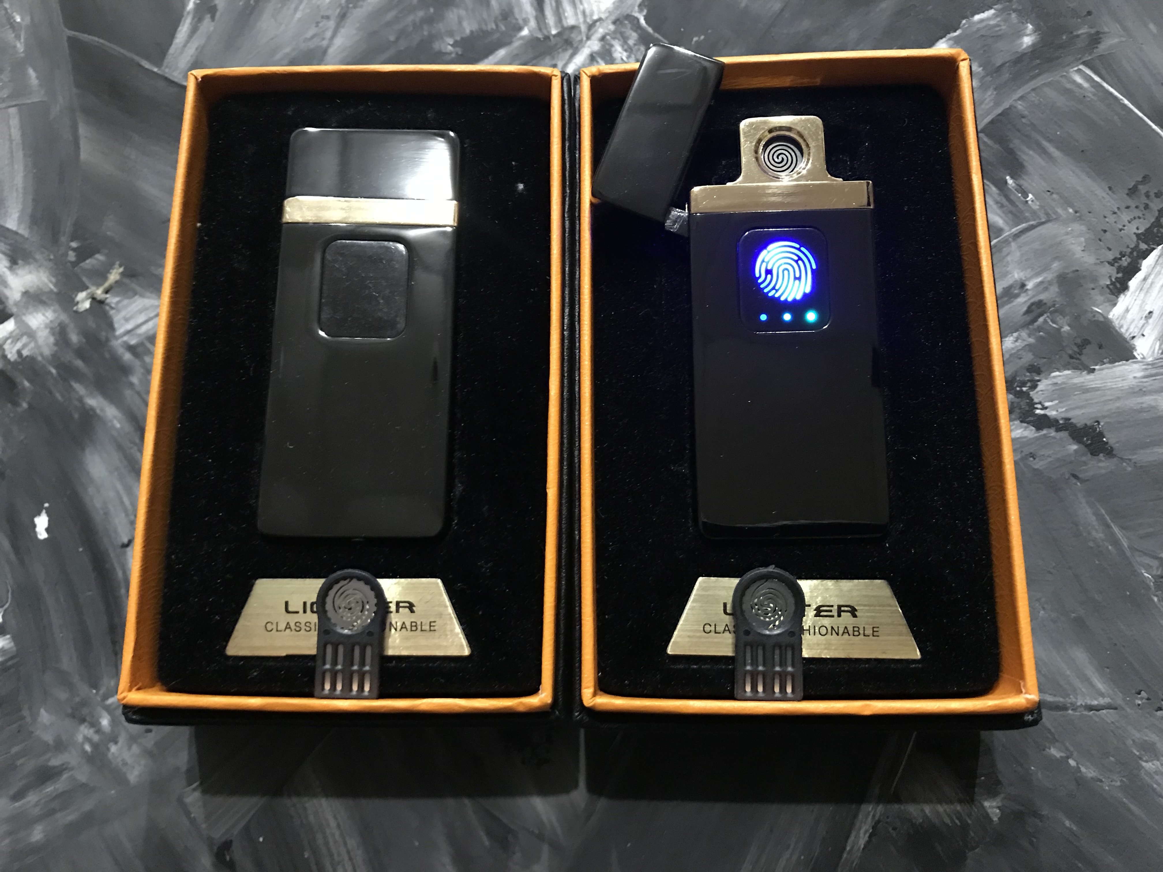 

Зажигалка Usb Спираль Поджиг От Отпечатка Пальца 836 Черная