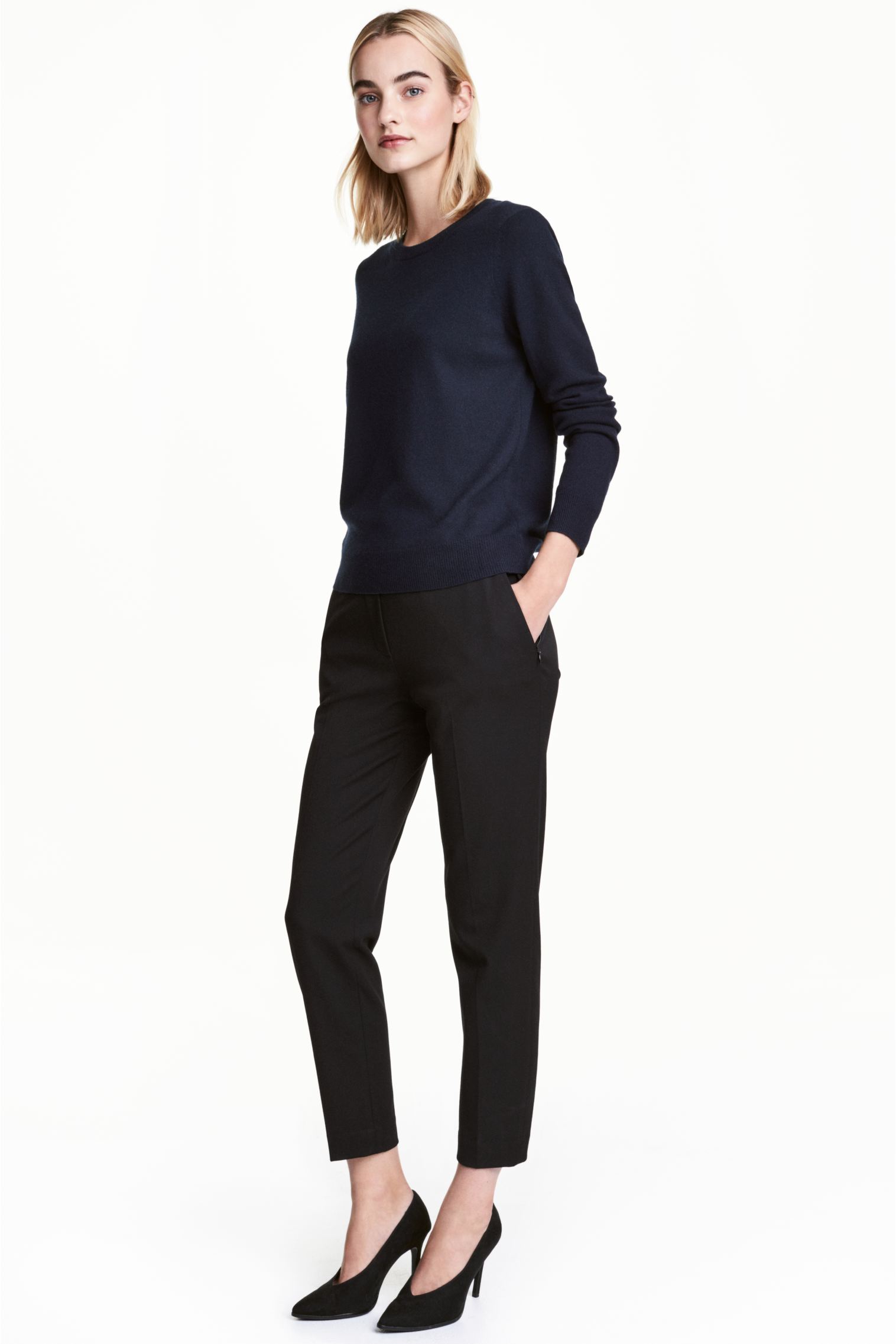 

Брюки H&M 46264755  Черные, Брюки H&M 46264755 36 Черные