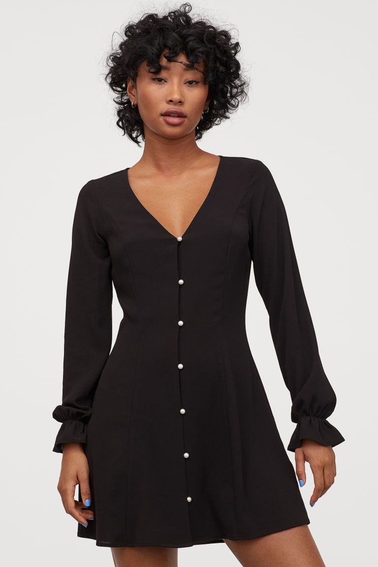 

Платье H&M 84561415  Черное, Платье H&M 84561415 38 Черное