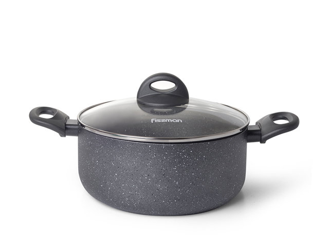 

Кастрюля с крышкой 4,9 л Moon Stone Fissman 4409