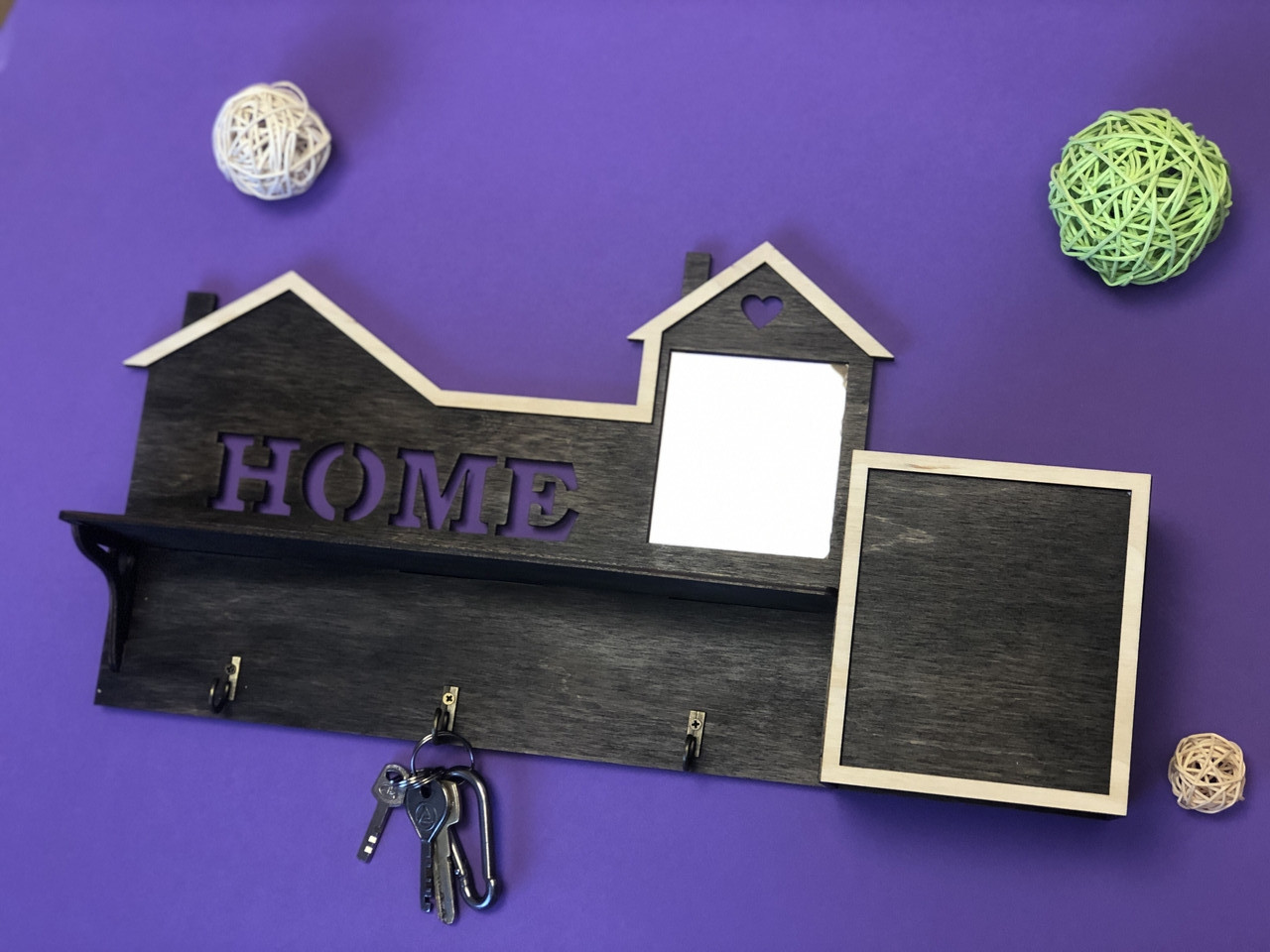 

Настенная ключница "Home 3" 23x7x43 см (660)