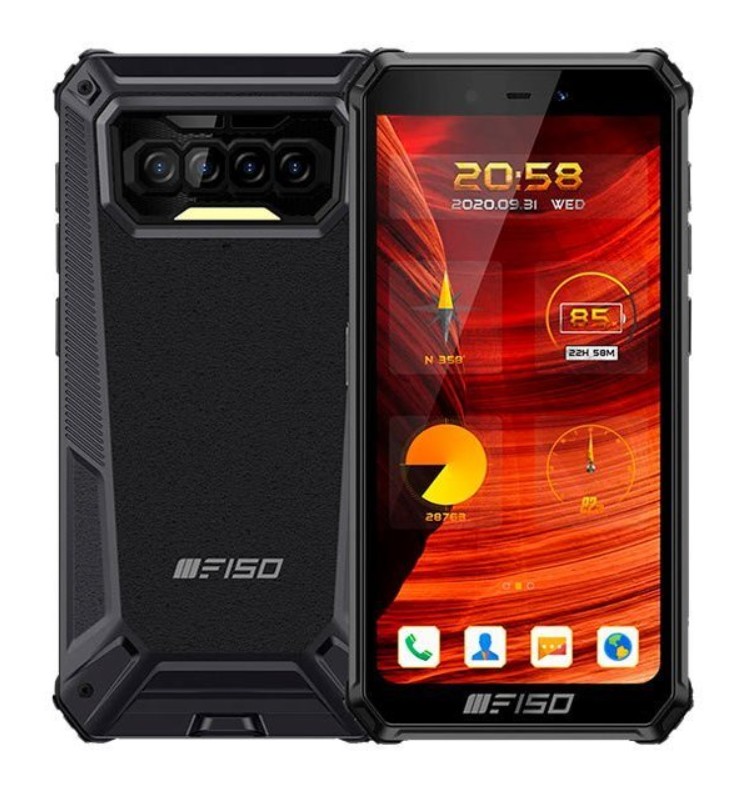 Смартфон OUKITEL F150 H2022 4/32 Gb black, 5.5", Helio A22, 3G, 4G, NFC ...