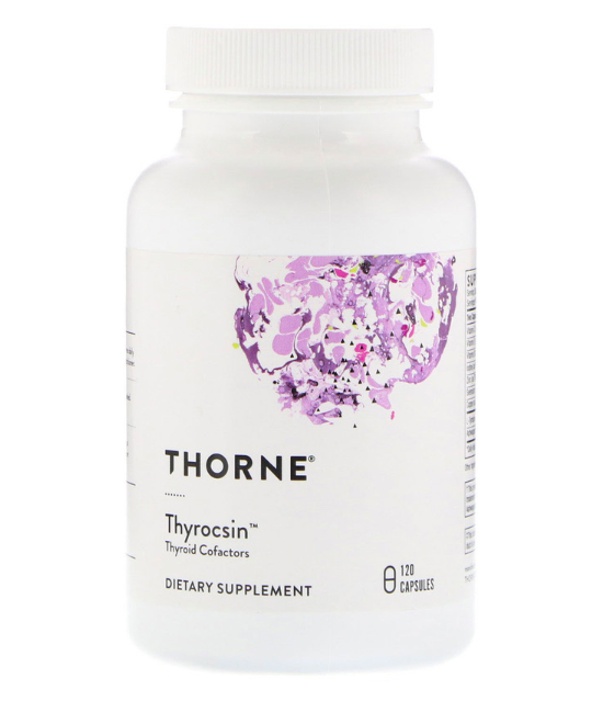 

Кофакторы для щитовидной железы Thorne Research Thyrocsin 120 капсул
