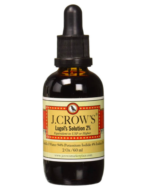 

Пищевая добавка J.CROW'S Lugol's Solution of Iodine 60 мл