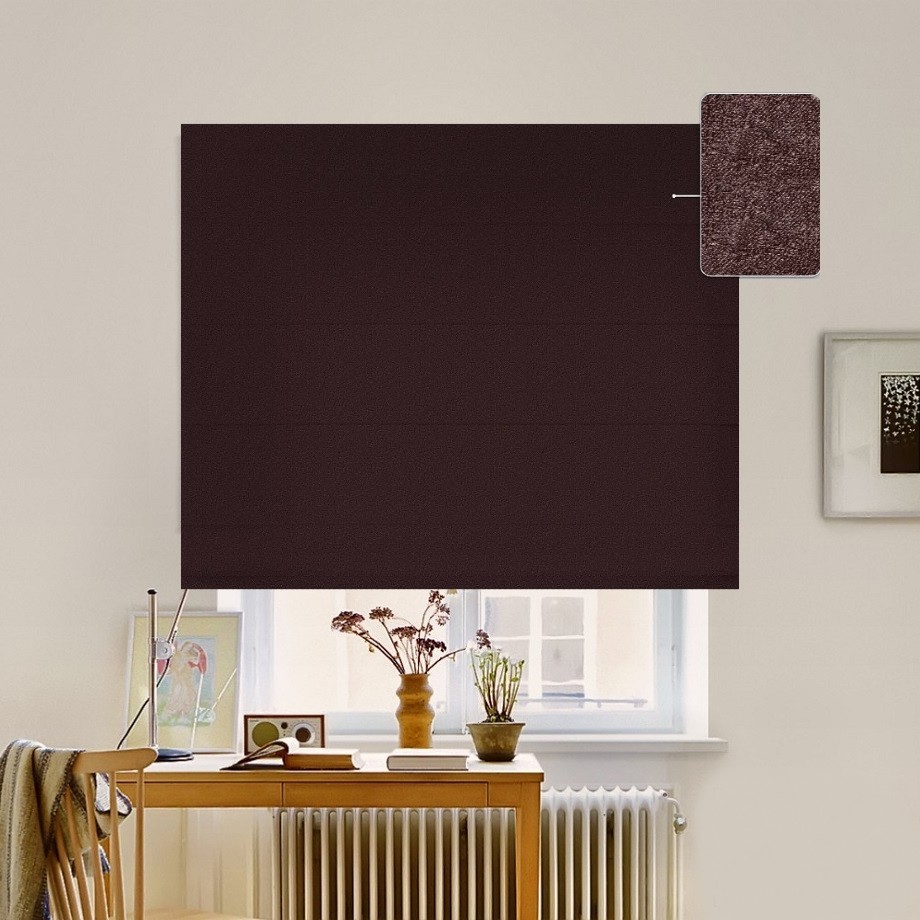 

Римская штора система Classic InHt Софт Lux 20 Шоколадный 90х160 см