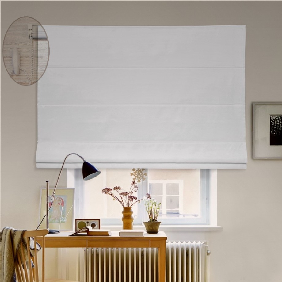 

Римская штора система Lux Coullise InHt Блэкаут Nova 24-17 Светло-серый 210х160 см