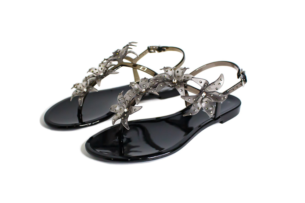 

Босоножки силиконовые Menghi 817 36р Giglio nero compato