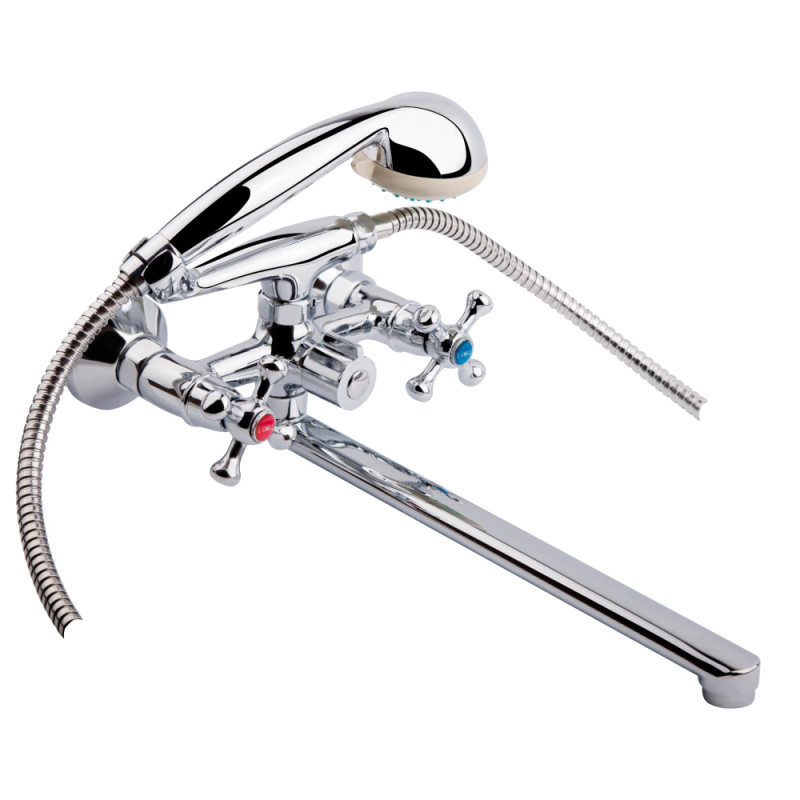 Смеситель для ванны Qtap Smes CRM 140 kr2702 (QTSMECRM140) фото