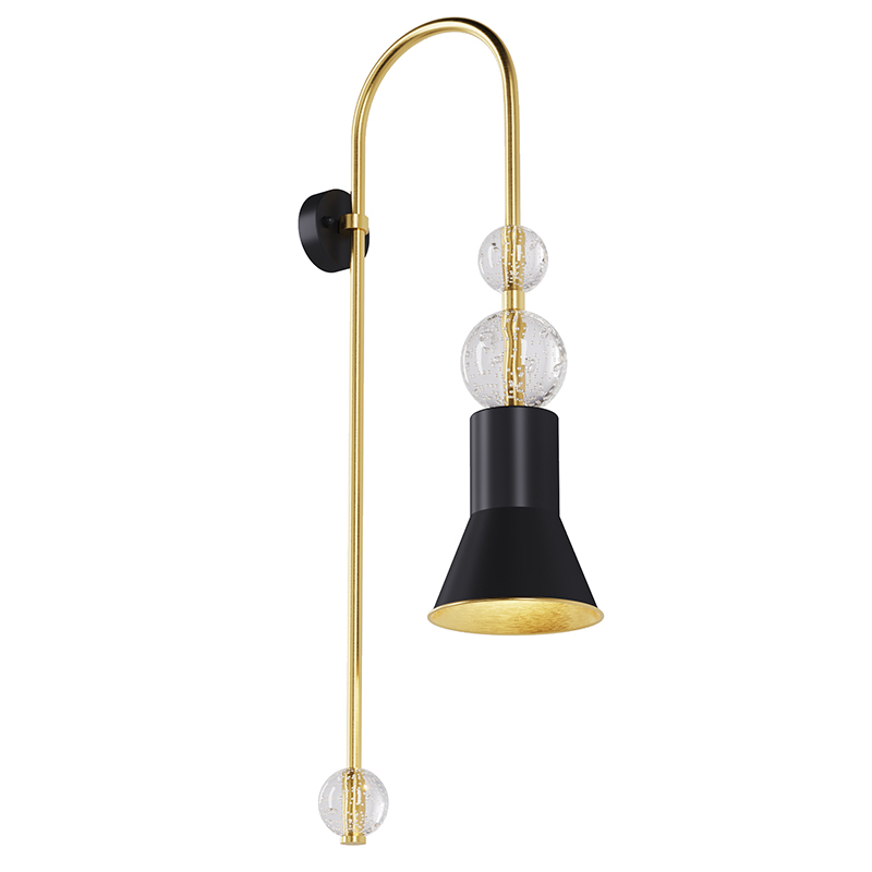 

Настенный светильник Pikart Lights 9302-4 Arch Черный/золотой