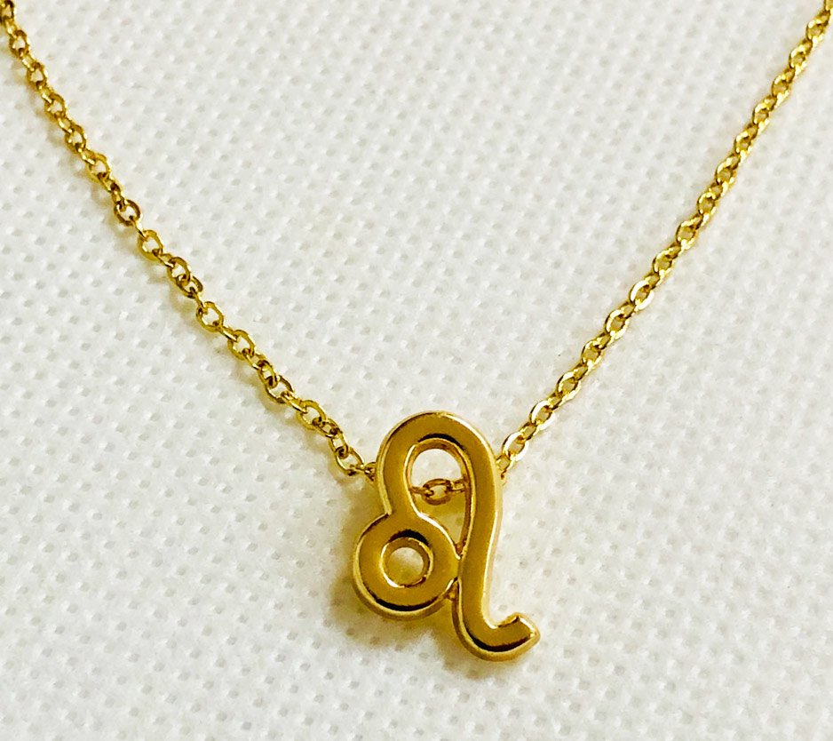 

Колье Primo с подвеской знак зодиака Leo (Лев) - Gold Primo золотой