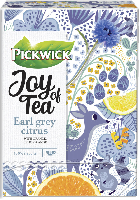 Чай черный Pickwick Joy of Tea Earl Grey Citrus Цитрусовый с ароматом