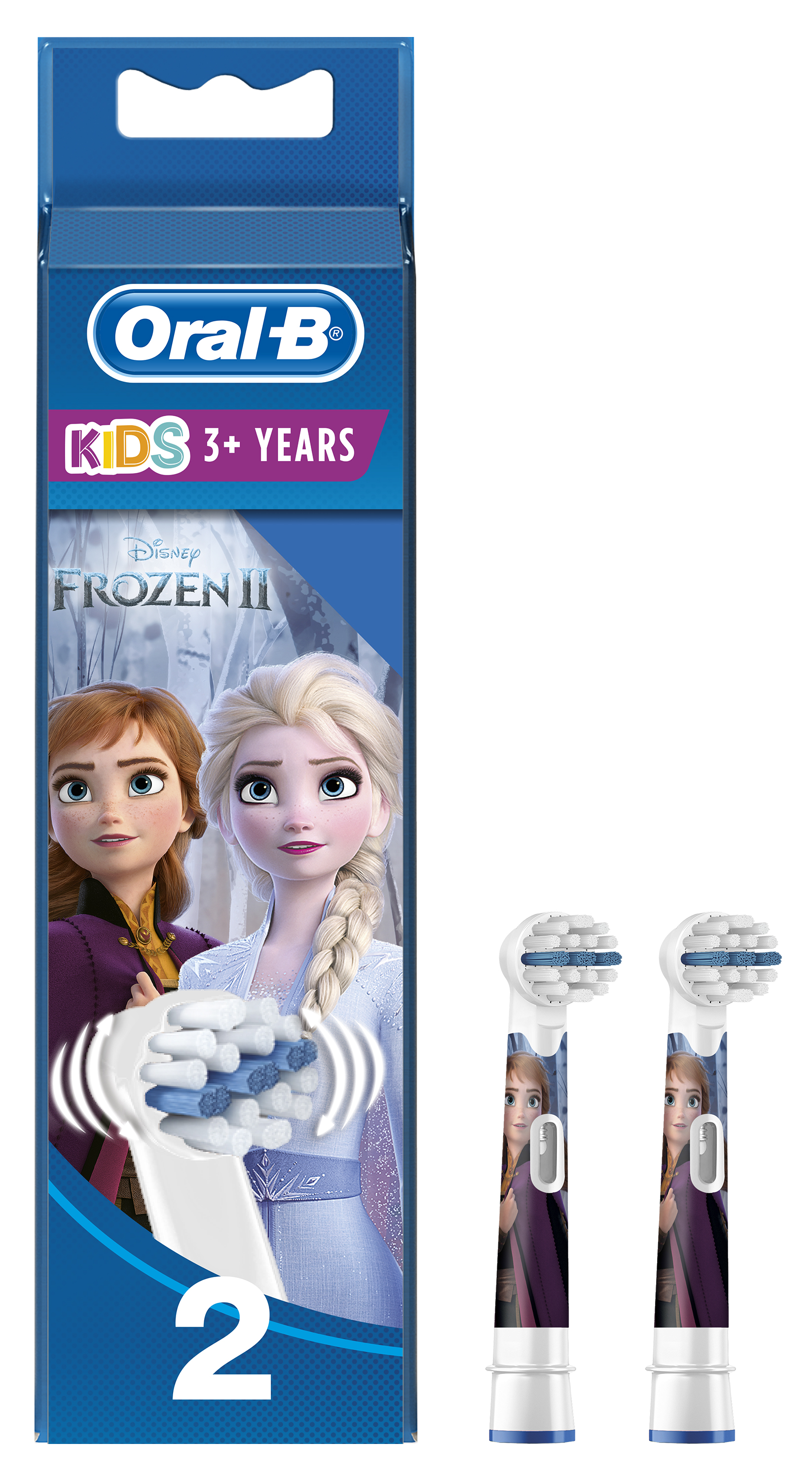 

Насадки к электрической зубной щетке ORAL-B BRAUN Kids Disney Frozen 2