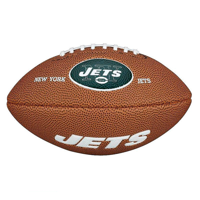 

Мини-мяч для американского футбола Wilson NFL Team Logo Mini WTF1533XBNJ (для детей до 10 лет)