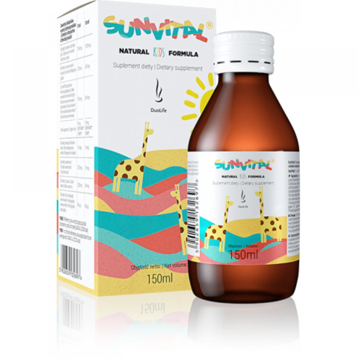 

DuoLife SunVital натуральная формула для иммунитета детей СанВитал, 150 мл 150 мл (ДУ0025)