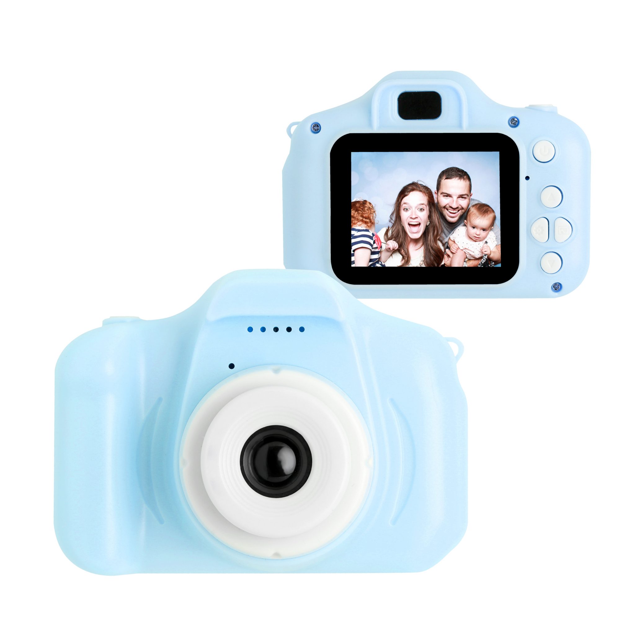 

Детский цифровой фотоаппарат Kids Camera GM14 с записью видео Full HD и встроенными играми Синий