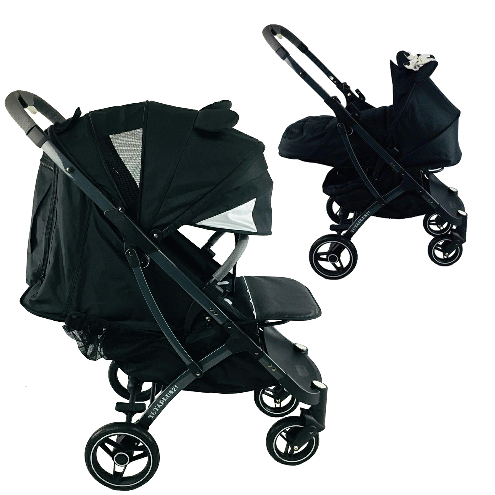 

Коляска Yoya Plus Pro-21 2в1 на молнии Микки с люлькой микки