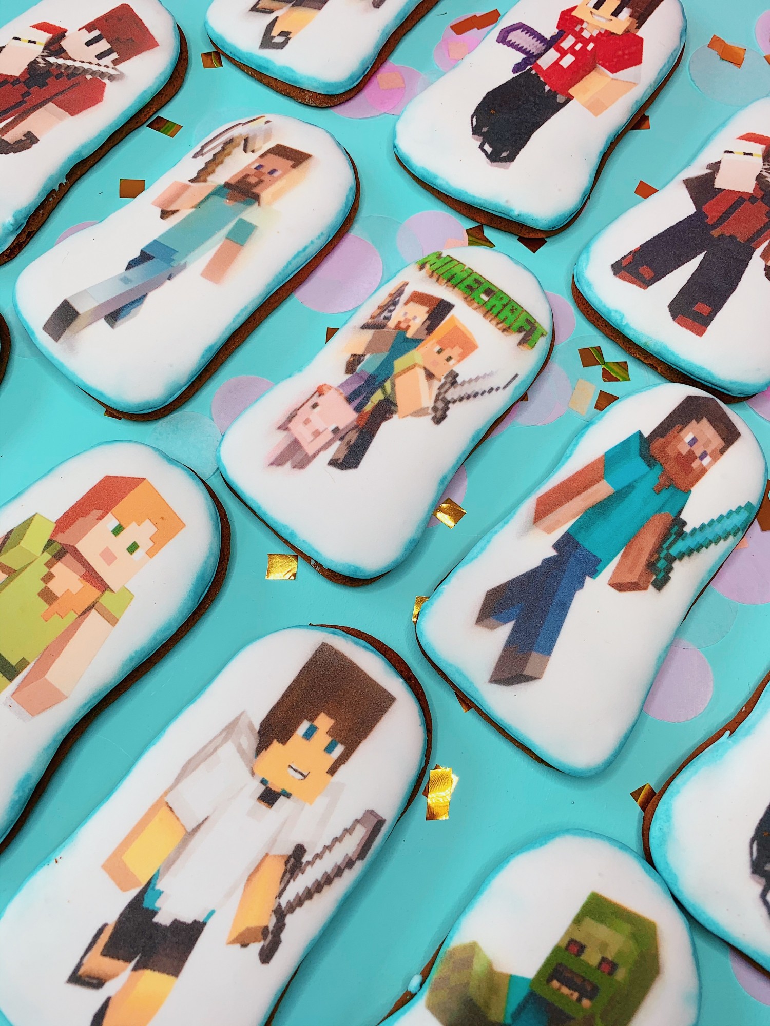 Имбирный пряник Sweets&joys Minecraft печать 60г – ROZETKA. Купить ...