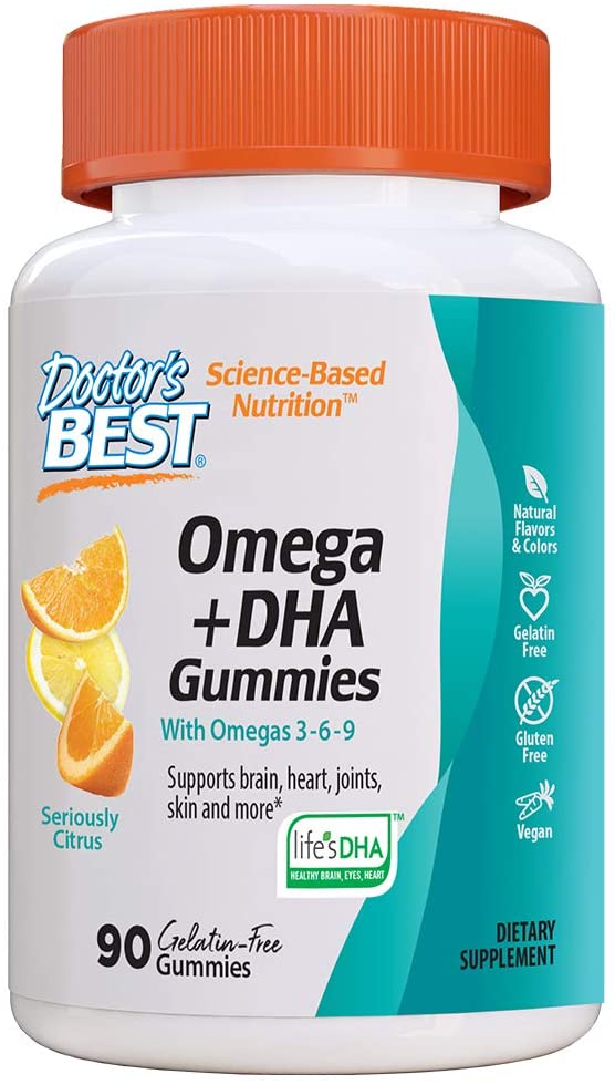

Специальный продукт Doctor's Best Omega 3 + DHA 90 таблеток Цитрусовые (4384302750)