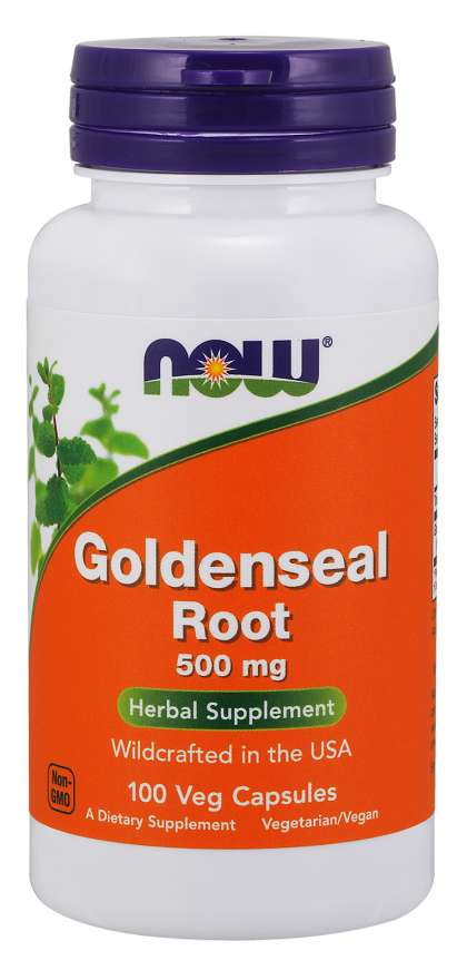 

Специальный продукт NOW Goldenseal Root 500 mg Capsules 100 капсул (4384302727)