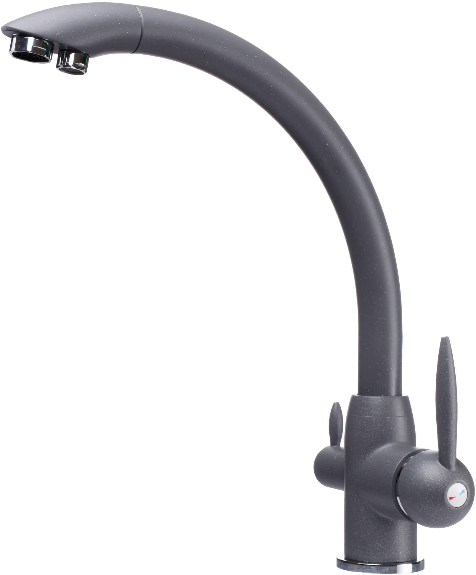 

Смеситель кухонный с подключением к фильтру GLOBUS LUX GLLR-0777-3-Titanium