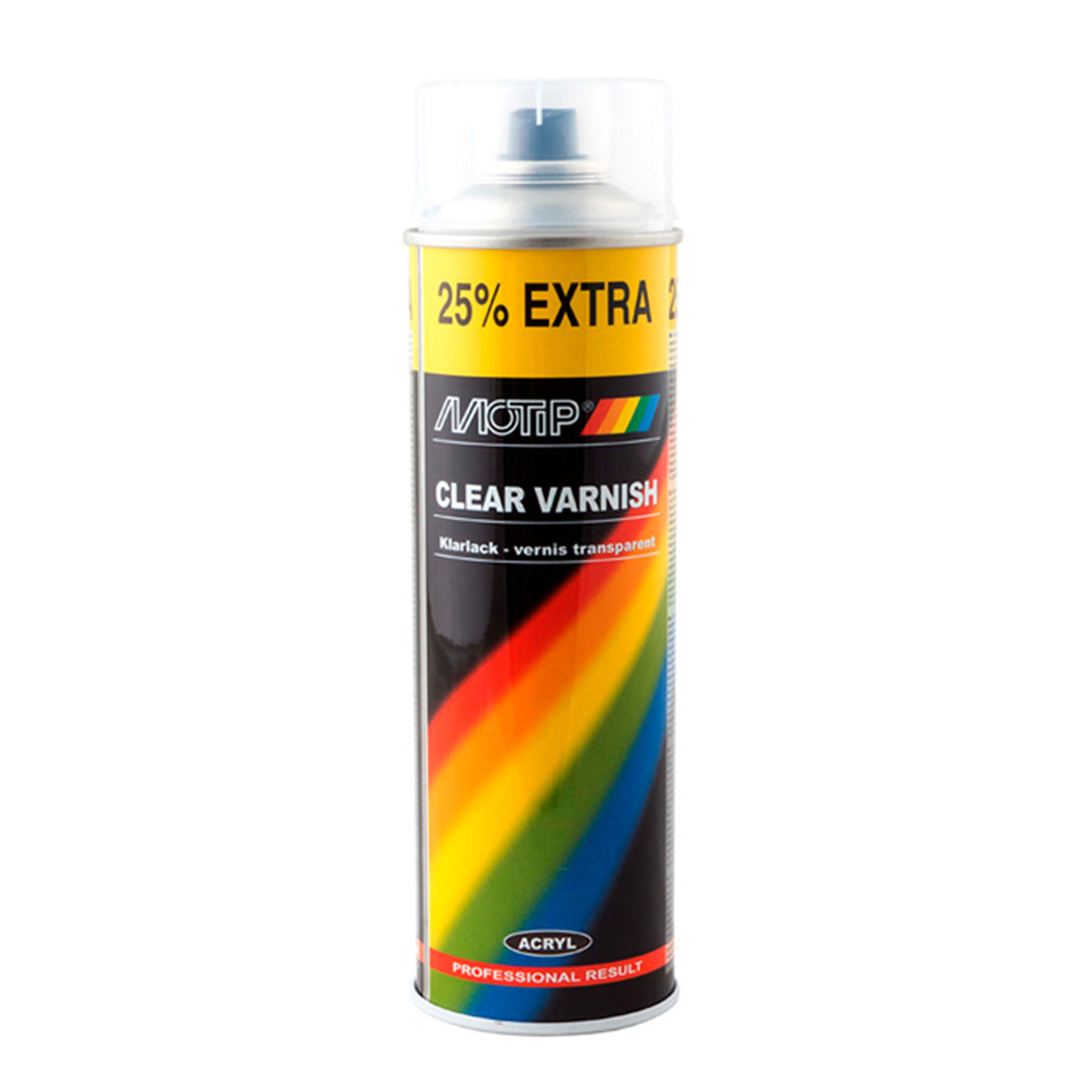 Лак аэрозольный акриловый Motip Clear Varnish глянцевый 500мл – фото ...
