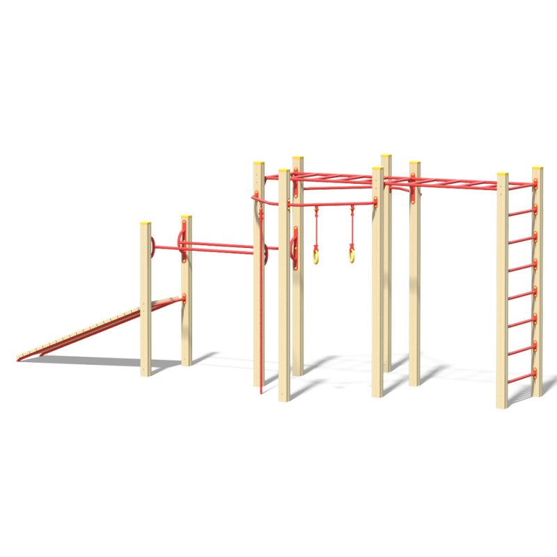 

Гимнастический комплекс StreetGym Растишка, код: S713-SM