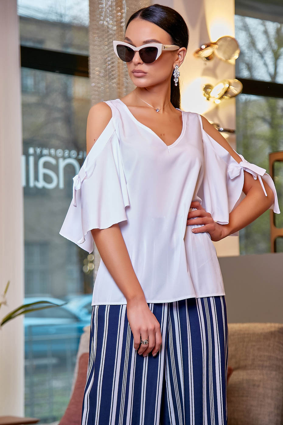 

Женская Seventeen блуза свободного кроя с открытыми плечами цвет белый  (1149.3476, Женская Seventeen блуза свободного кроя с открытыми плечами цвет белый XL (1149.3476)