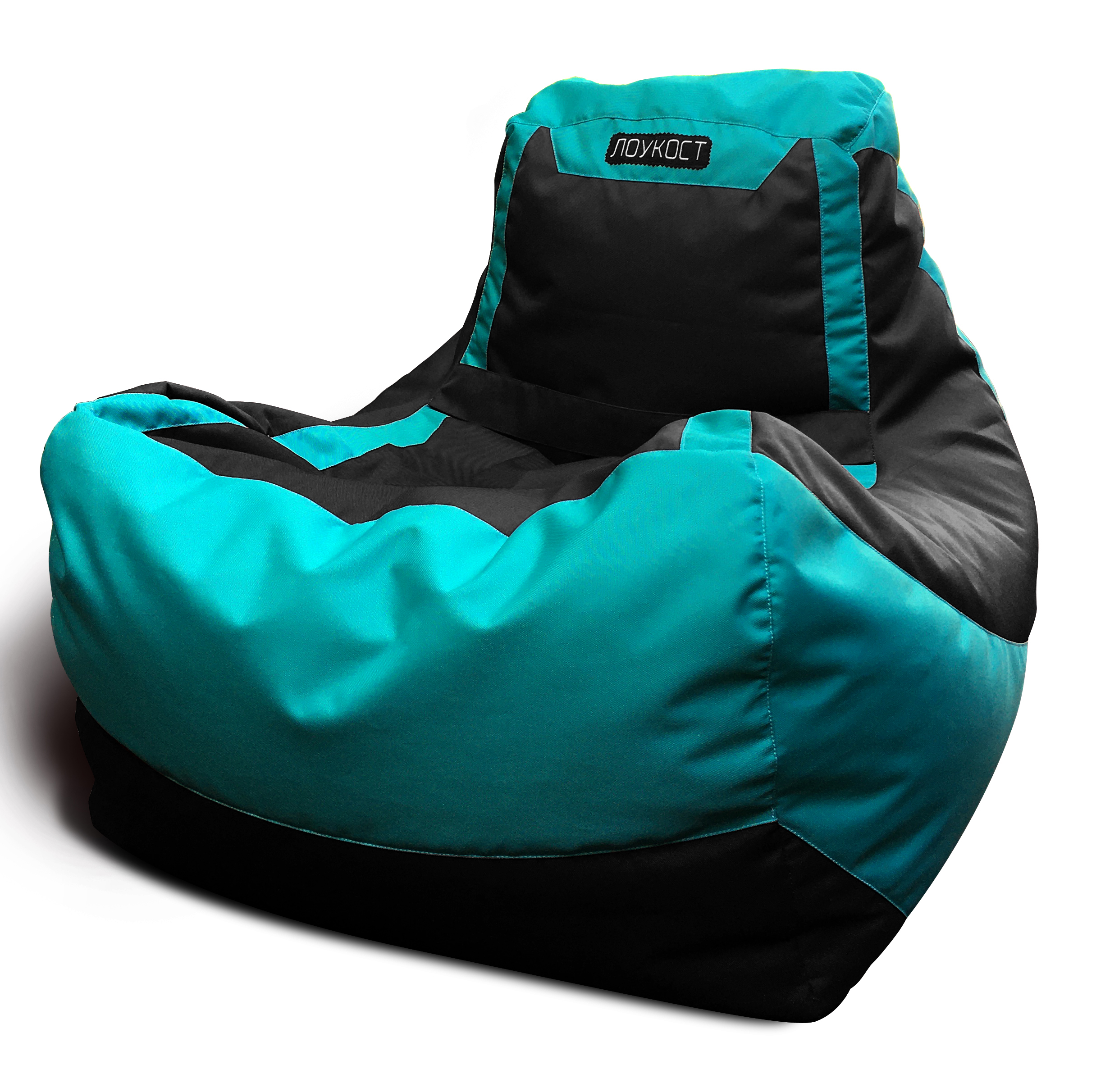 

Кресло South Bags Лоукост Бирюзовый со вставками