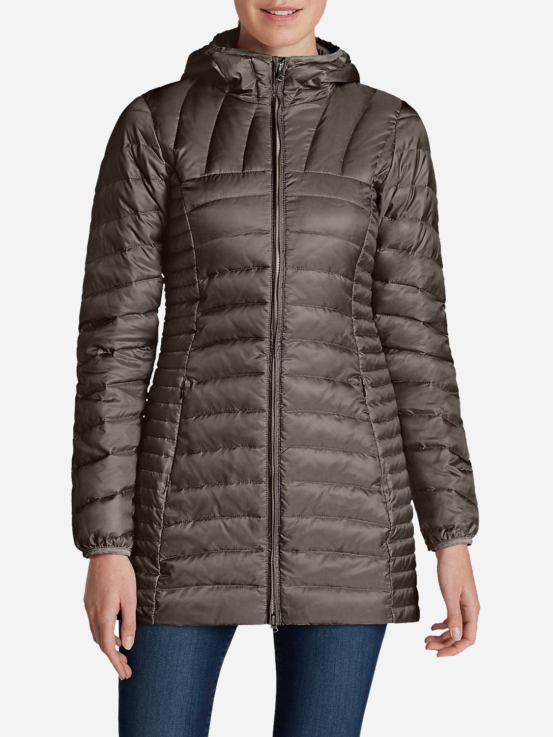 

Пуховик Eddie Bauer Astoria Hooded Down Parka 2680DPT S Темно-коричневый