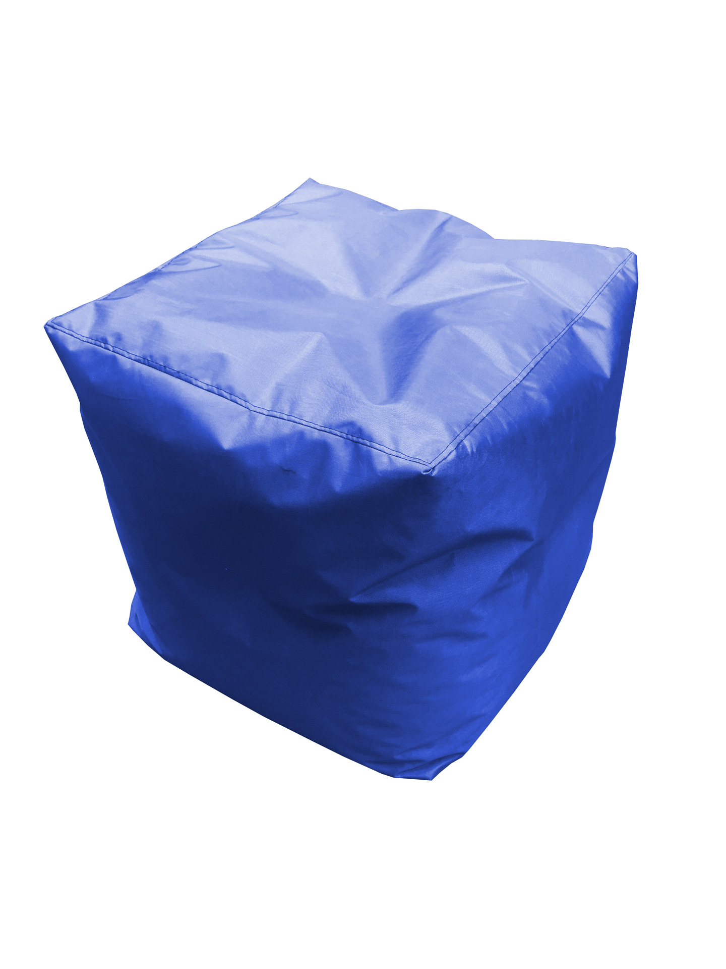 

Бескаркасный пуф синий Ave Maria Cube-4
