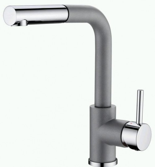 

Змішувач кухонний Aquasanita Modus 2383 - Alumetallic 202 Алюметалік