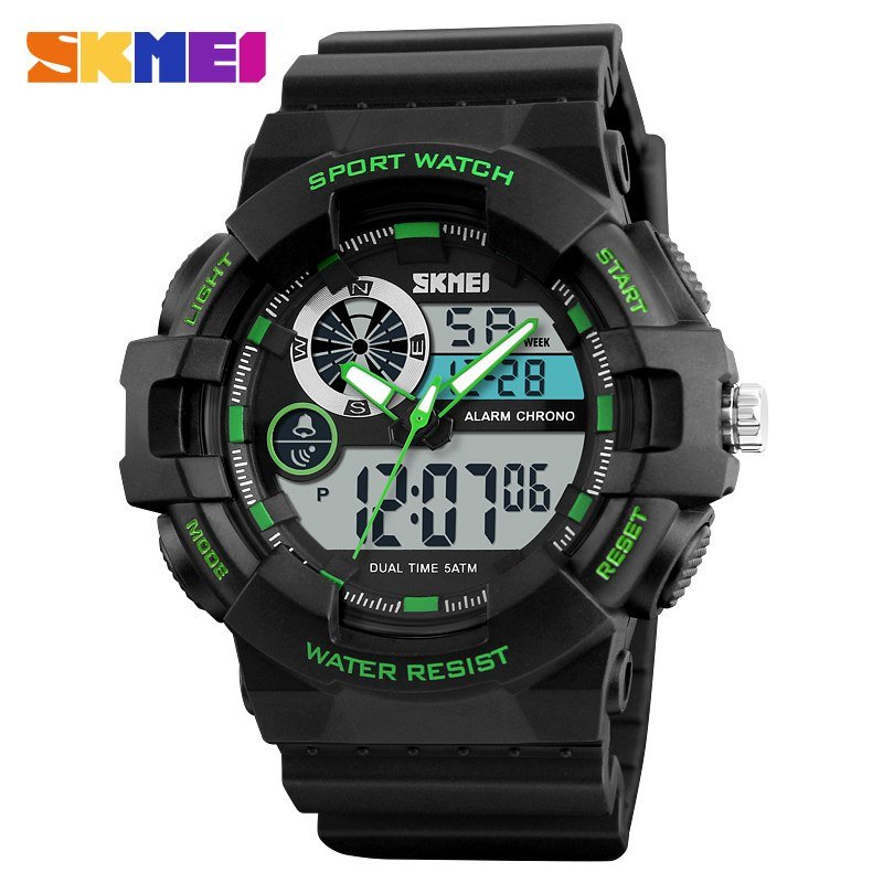 

Часы Skmei 1312 Black-Green