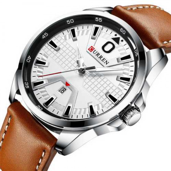 

Часы Curren 8379 Silver-White-Brown