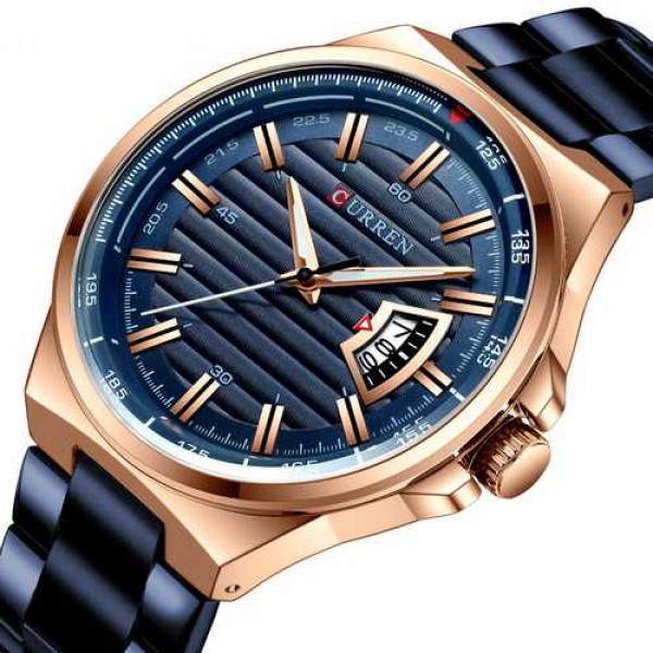 

Часы Curren 8375 Blue-Cuprum