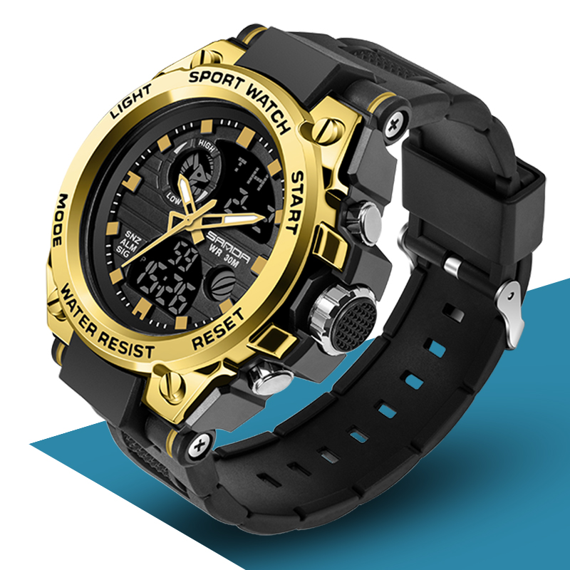 

Часы Sanda 739 Black-Gold