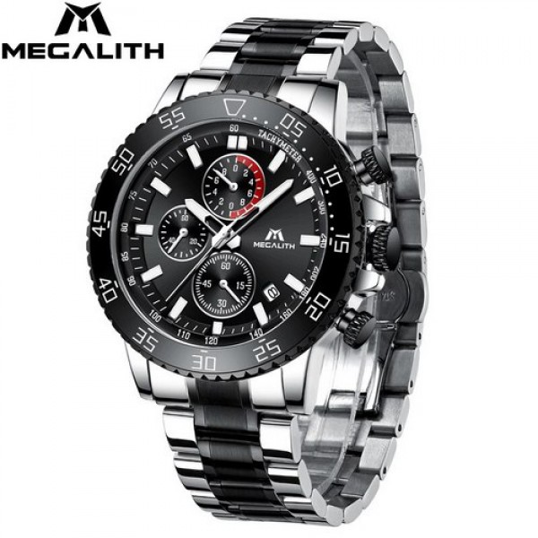 

Часы Megalith 8087M Black-Silver