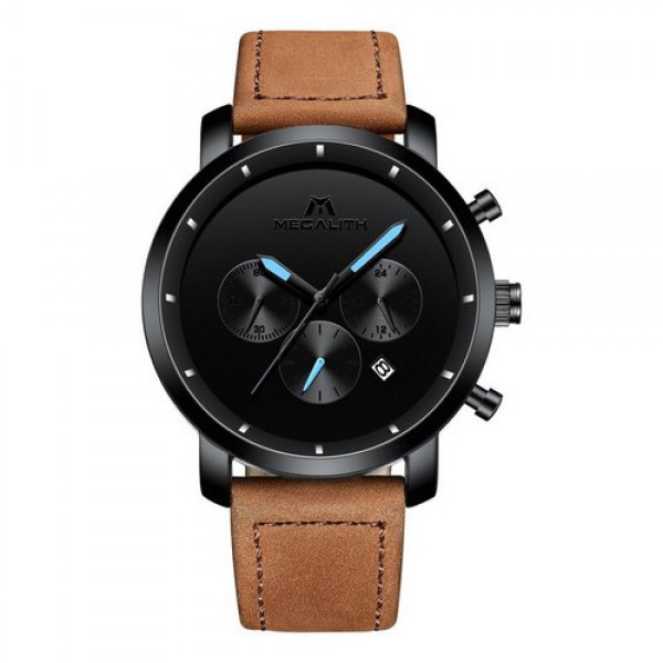 

Часы Megalith 8021M Brown-Black