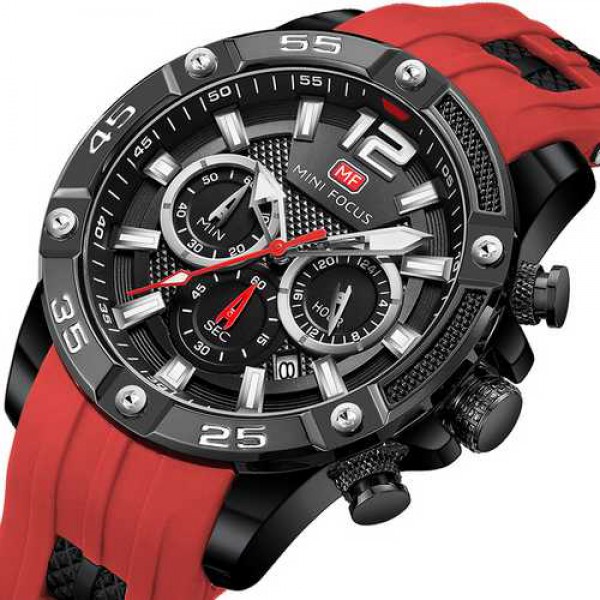 

Часы Mini Focus MF0349G.04 Red-Black-White