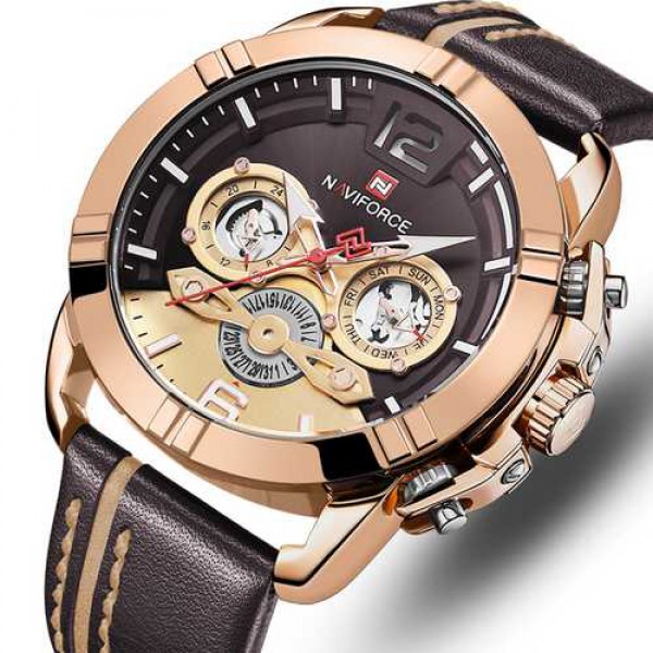 

Часы Naviforce NF9168 Brown-Cuprum