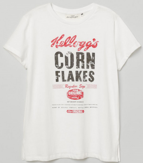 

Футболка H&M 0695248 XS Белый 60210