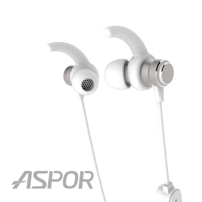 

Bluetooth наушники Aspor A615 Magnet White