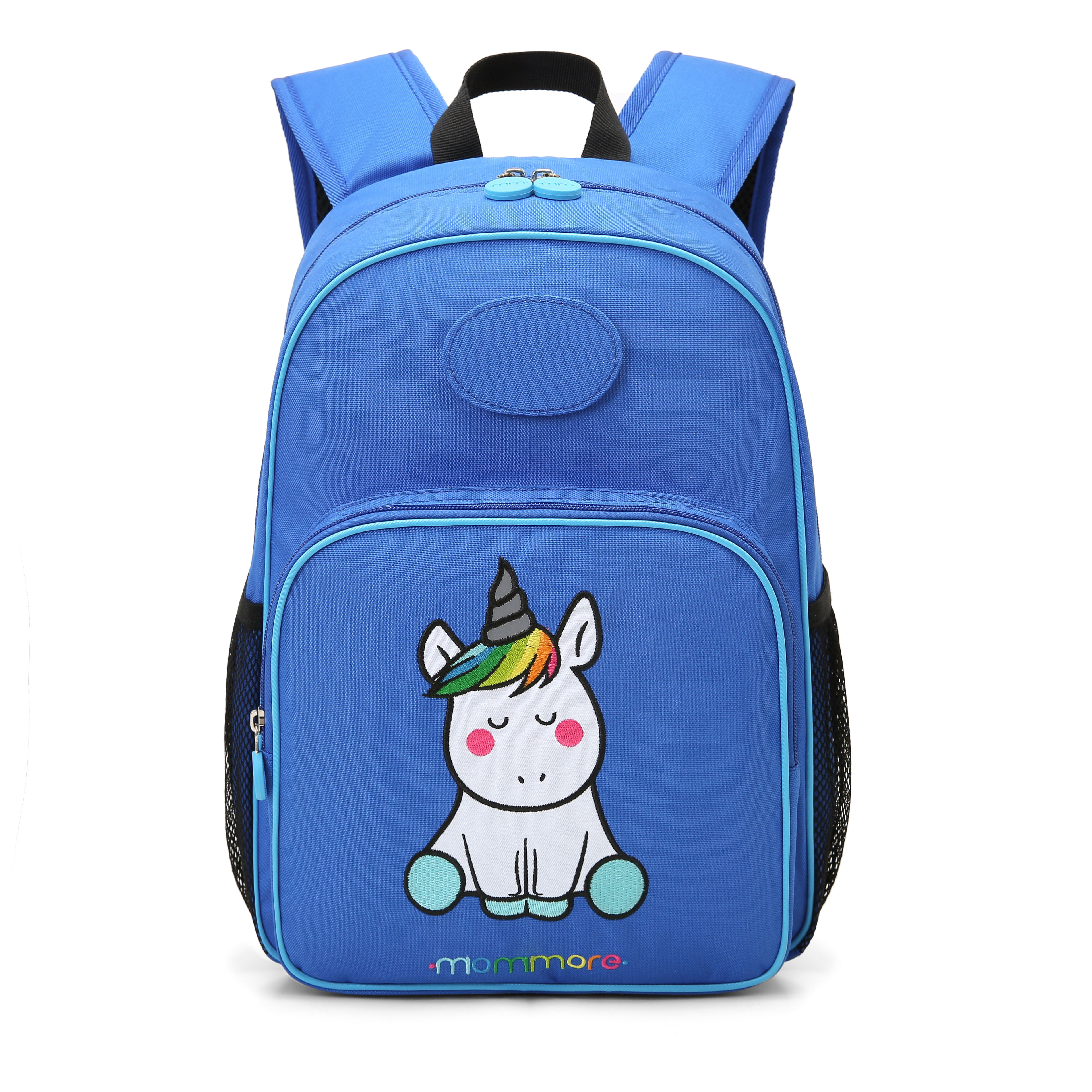 

Детский рюкзак Mommore UNICORN с термонаклейками Синий