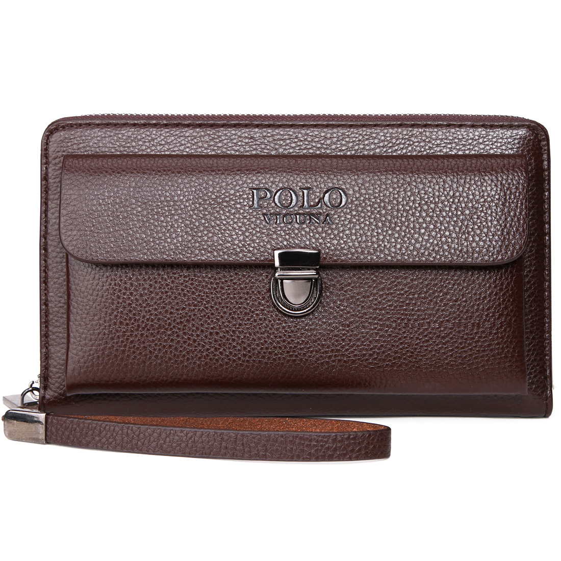

Мужской клатч Polo Vicuna коричневый (311-BR)