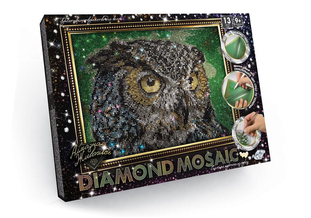 

DIAMOND MOSAIC Алмазная мозаика от 9+ Сова Danko Toys