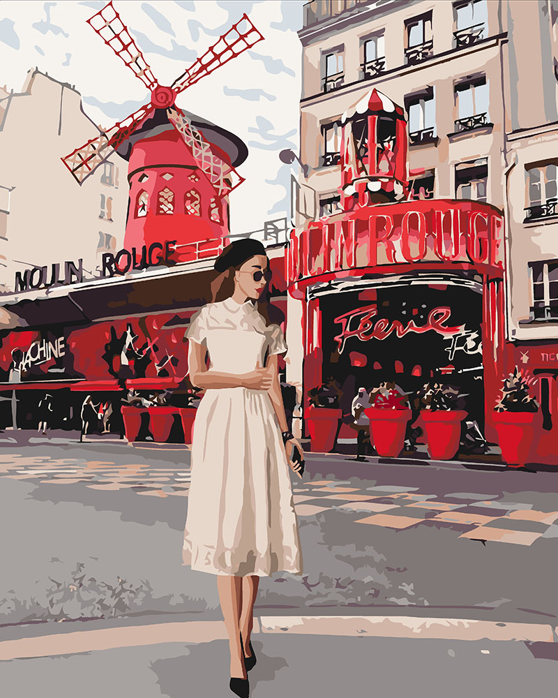 

Картина по номерам Идейка Moulin Rouge 40*50 см (без коробки) арт.KHO4657