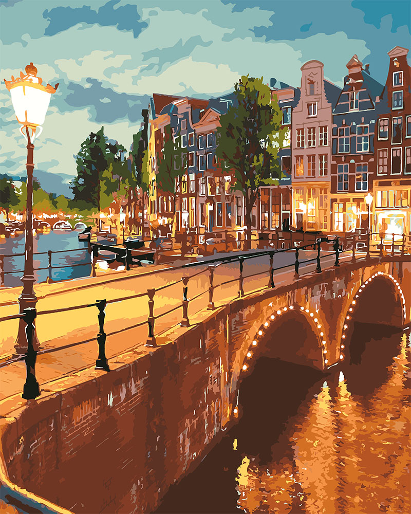 Рисование по номерам Амстердам