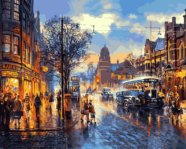 

Картина по номерам Babylon Улочки Лондона 40*50 см (в коробке) арт.VP1241