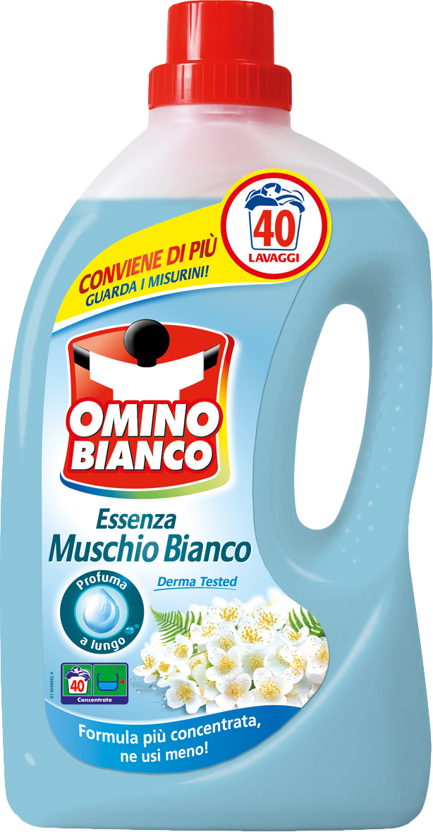 Гель для стирки Omino Bianco Muschio Bianco Белый мускус 2 л ...