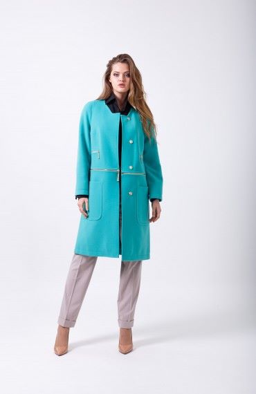 

Пальто Alvita 2-453/9  Лазурное, Пальто Alvita 2-453/9 46 Лазурное