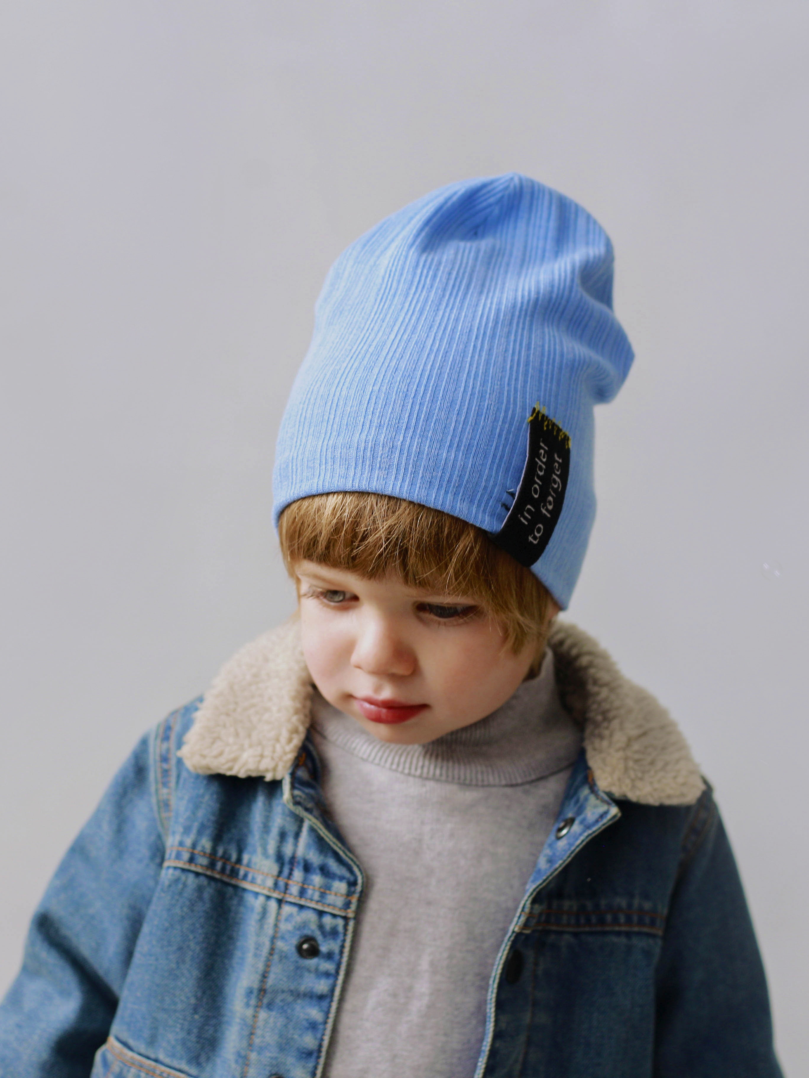 Акція на Дитяча демісезонна шапка-біні для хлопчика Dembohouse Крістоф 22.02.009 48 Блакитна від Rozetka